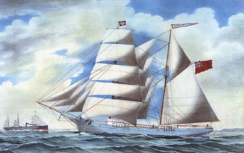 Marine painting, unknow artist